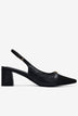 Giày Slingback Cao Gót Zucia Da Phối Đế 7CM-GTH89Đen Color1First
