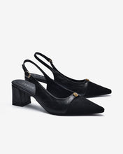 Giày Slingback Cao Gót Zucia Da Phối Đế 7CM-GTH89Đen Color1