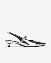 Giày Slingback Cao Gót Zucia Da Bóng Gót Kitten Heel-GTH96-Xám Color1First