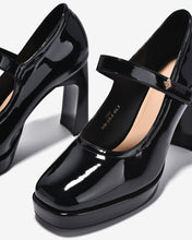 Giày Cao Gót Mary Jane Zucia Da Bóng 10cm-GTHA2Đen Bóng Color1