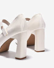 Giày Cao Gót Mary Jane Zucia Da Bóng 10cm-GTHA2-Kem Bóng Color1