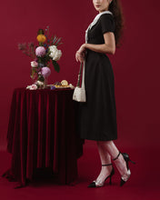 Giày Cao Gót Zucia Satin Phối Lưới-GTHA5-Đen Color1