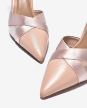 Giày Cao Gót Zucia Satin Phối Lưới-GTHA5-Hồng Color1