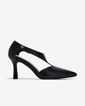 Giày Cao Gót Zucia Mũi Nhọn Quai Dán Cách Điệu-GTHA7-Đen Color1First