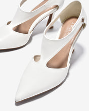 Giày Cao Gót Zucia Mũi Nhọn Quai Dán Cách Điệu-GTHA7-Trắng Color1