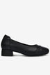 Giày Cao Gót Zuciani 4cm Đế Vuông Êm Ái-GCF92Đen Color1First