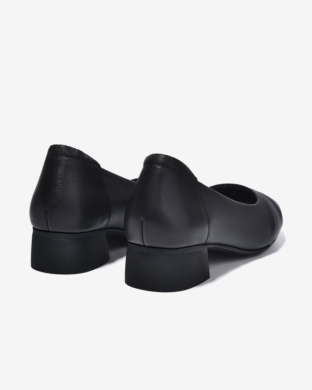 Giày Cao Gót Zuciani 4cm Đế Vuông Êm Ái-GCF92Đen Color1