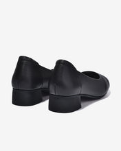 Giày Cao Gót Zuciani 4cm Đế Vuông Êm Ái-GCF92Đen Color1