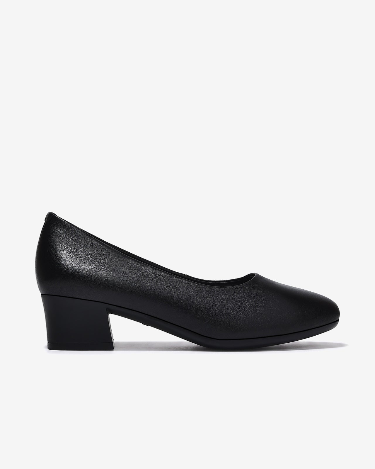 Giày Cao Gót Zuciani Trơn Đế Vuông 4cm Lót Êm-GCF94Đen Color1First