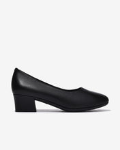 Giày Cao Gót Zuciani Trơn Đế Vuông 4cm Lót Êm-GCF94Đen Color1First