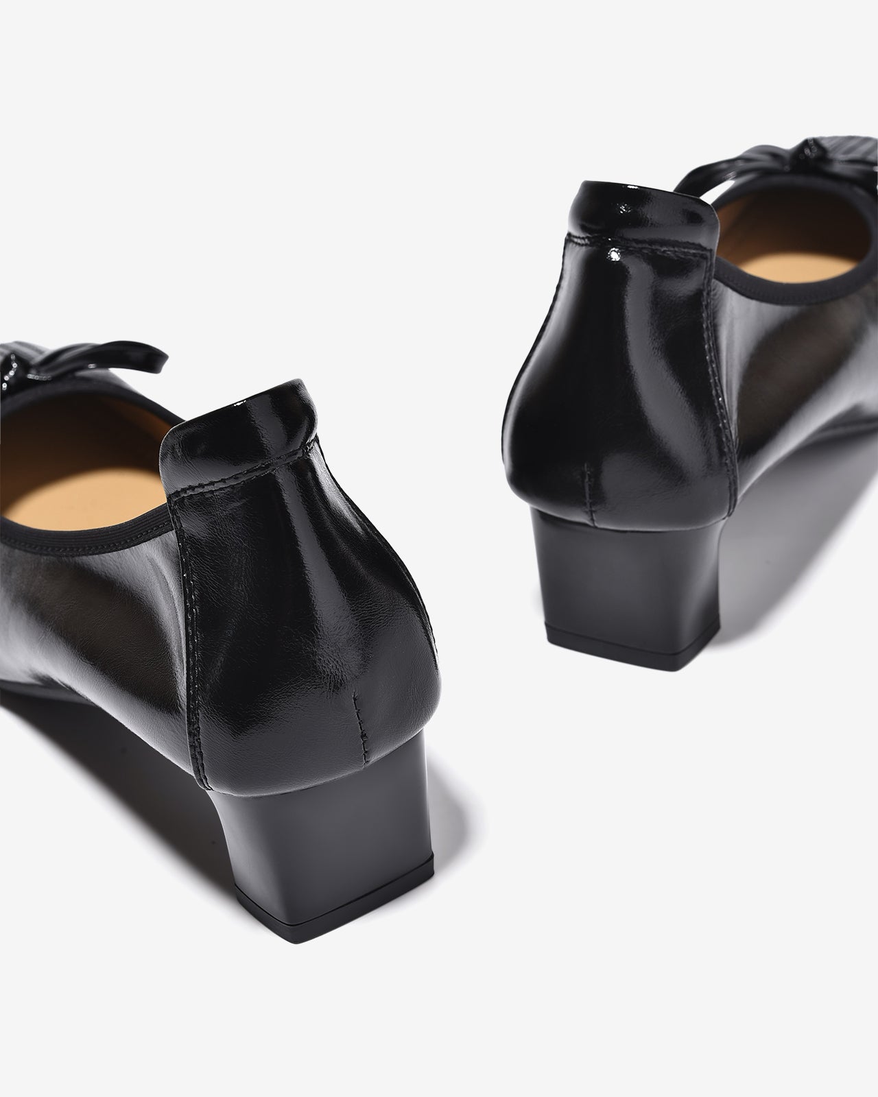 Giày Cao Gót Zuciani Da Mềm Đính Nơ-GCM41Đen Color1