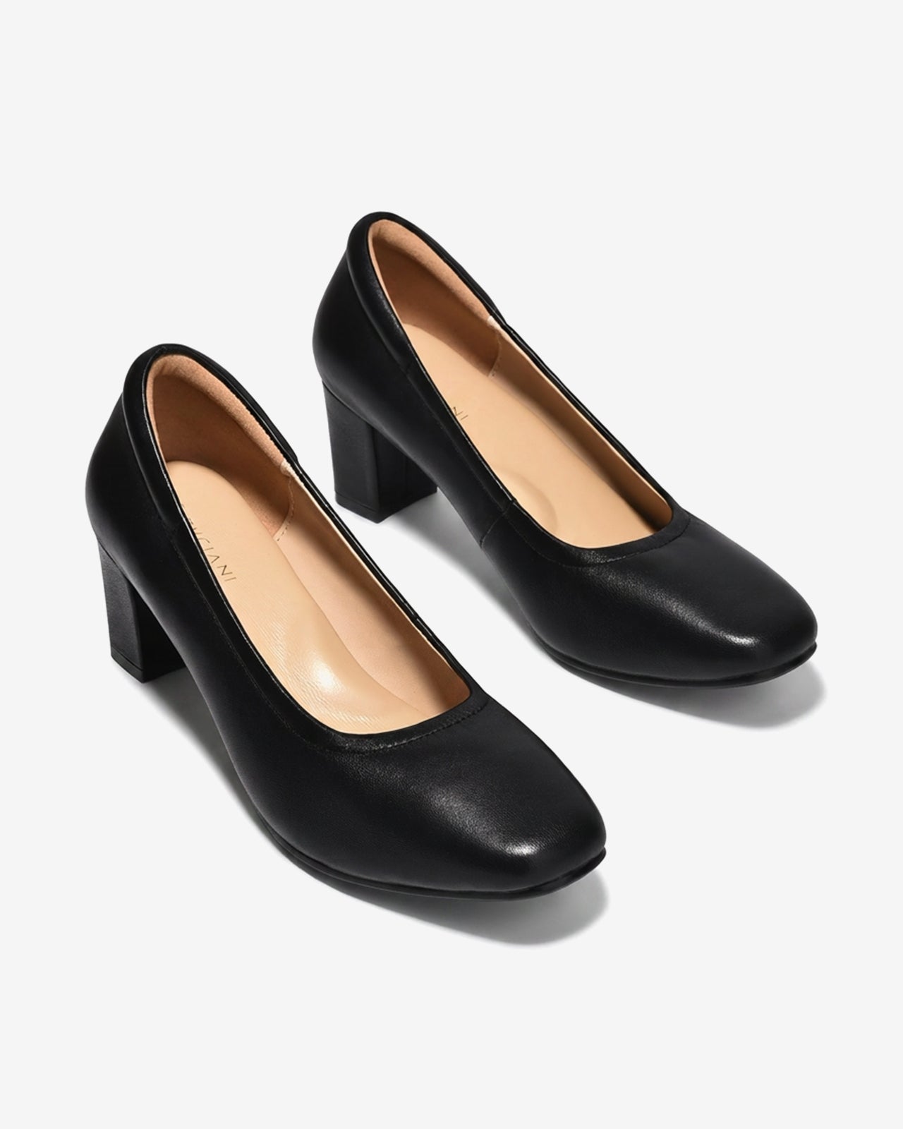 Giày Cao Gót Nữ Gót Trụ Zuciani Venaro Sofa Pumps-GSD07Đen Color1
