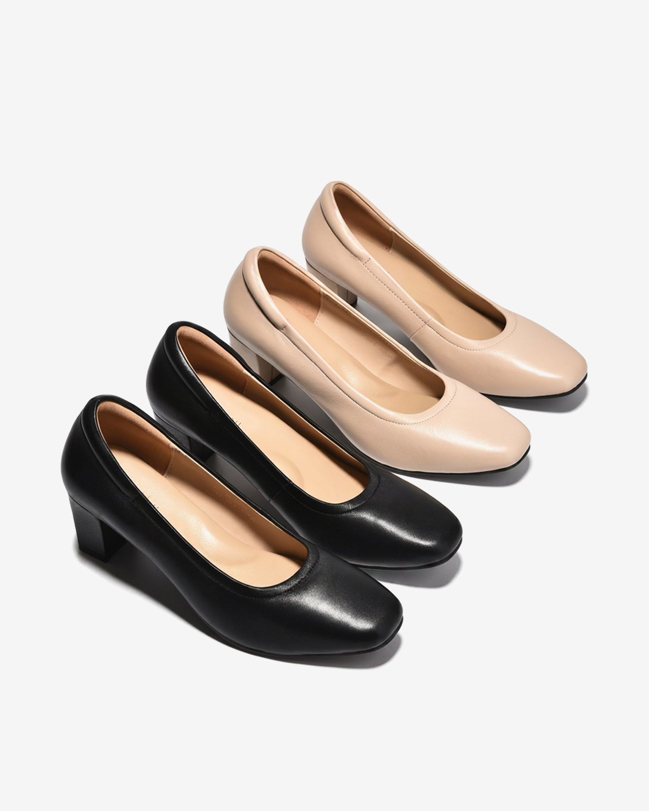Giày Cao Gót Nữ Gót Trụ Zuciani Venaro Sofa Pumps-GSD07Đen Color1