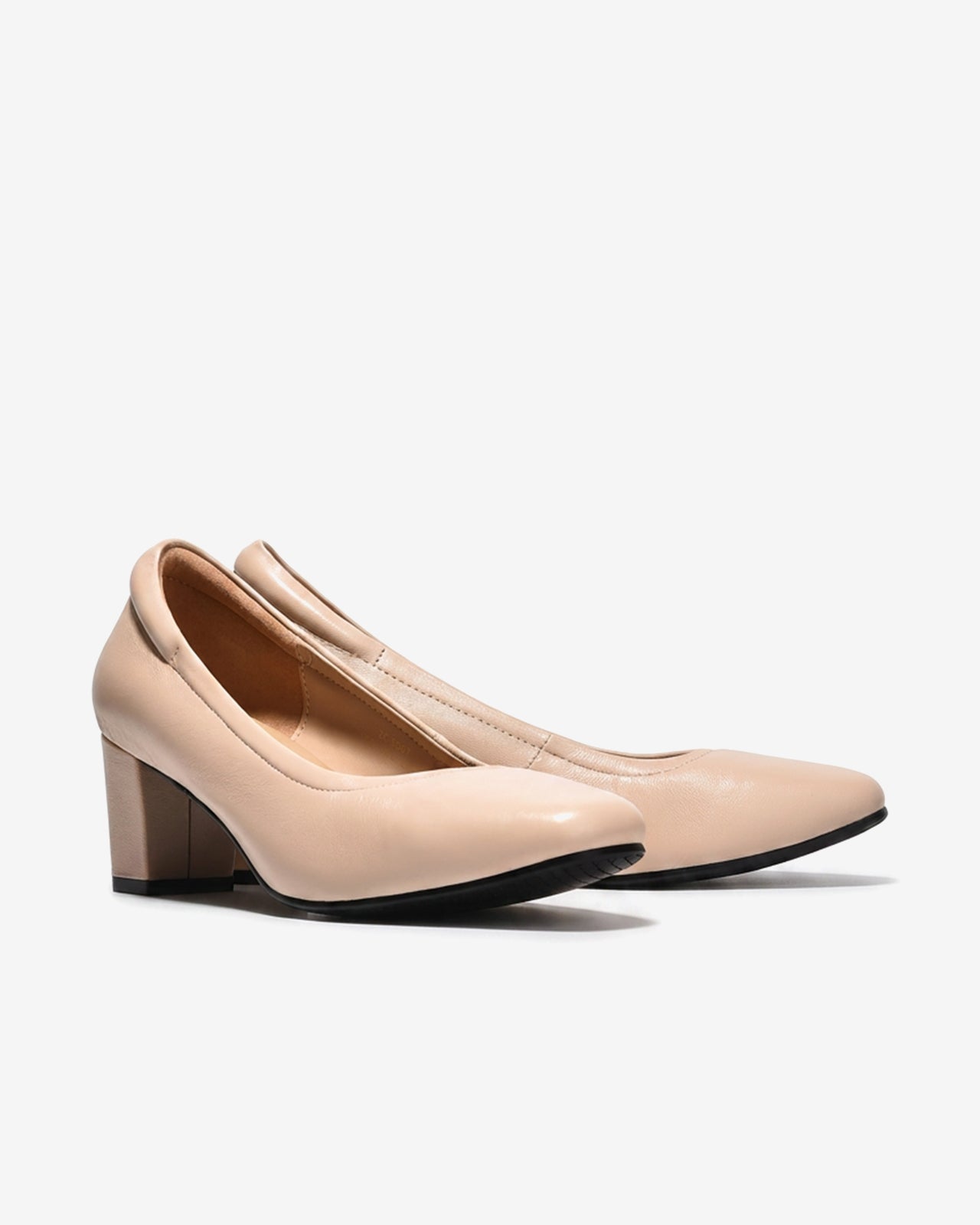 Giày Cao Gót Nữ Gót Trụ Zuciani Venaro Sofa Pumps-GSD07Kem Color1