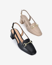 Giày Cao Gót Slingback Zuciani Khóa Mạ Vàng-GYM13-Cafe Color2