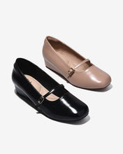 Giày Xuồng Zucia 3cm Mũi Tròn Quai Ngang-GRXC5Hồng Color1