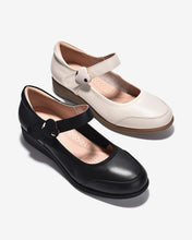 Giày Xuồng Zuciani Mũi Tròn Khoá Tim-GCM28Kem Color1