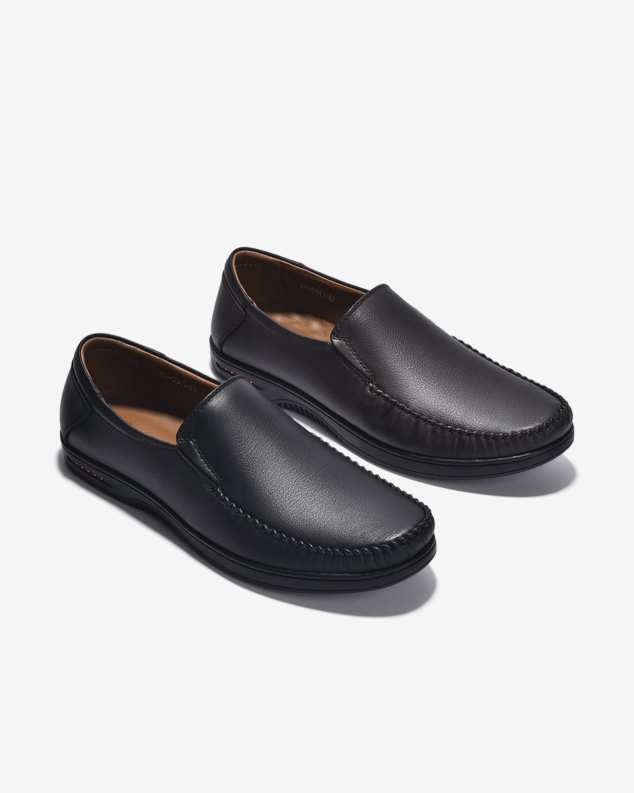 Giày Mọi Driving Shoes Lịch Lãm-G0341Đen Color1