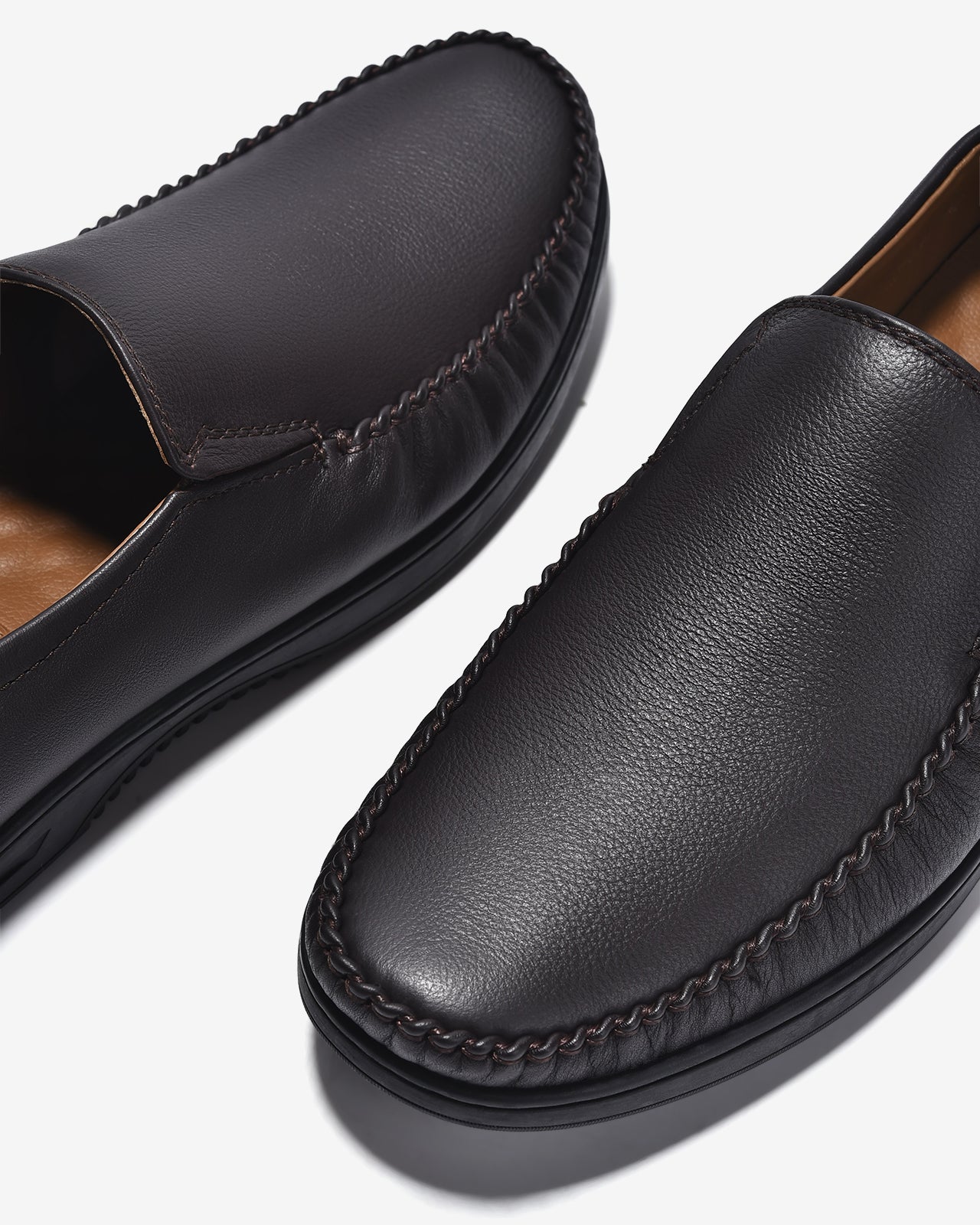 Giày Mọi Driving Shoes Lịch Lãm-G0341Nâu Color1