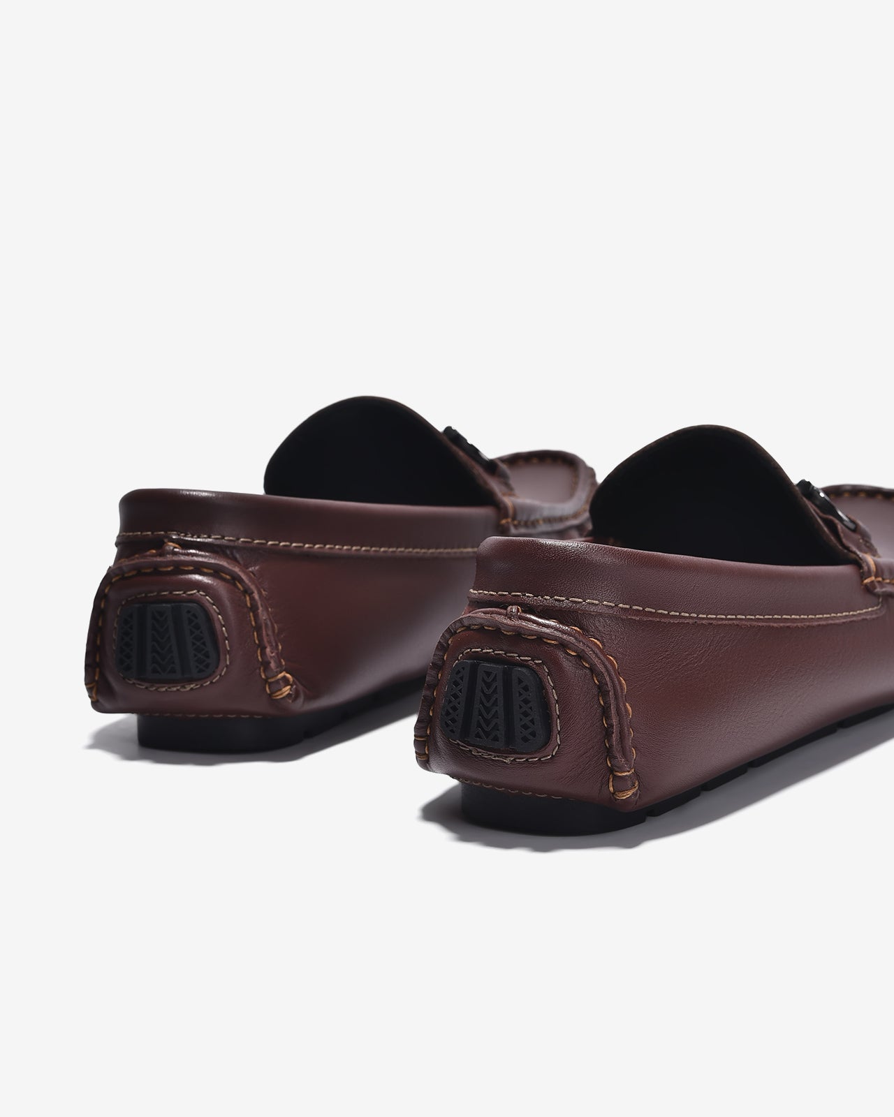 Giày Lười Driving Shoes Hoạ Tiết Horsebit-G2281Nâu Color1
