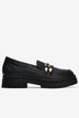 Giày Mọi Nữ Đông Hải Dáng Loafer Chunky-G5723-Đen Color1First