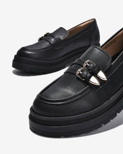 Giày Mọi Nữ Đông Hải Dáng Loafer Chunky-G5723Đen Color1