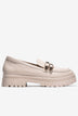 Giày Mọi Nữ Đông Hải Dáng Loafer Chunky-G5723Kem Color1First