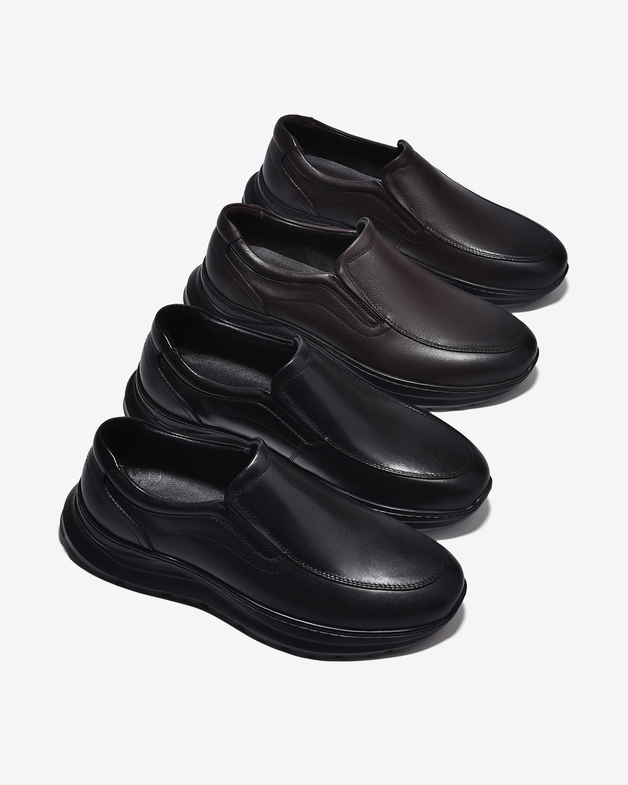 Giày Hybrid Zuciani Đế Sneaker Không Dây-GLC04Nâu Color1