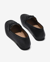 Giày Mọi Nữ Zucia Mũi Vuông Đan Phối Khoá-GHLL2-Đen Color1