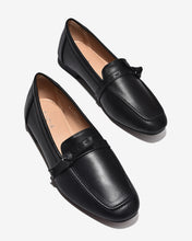Giày Lười Zucia Đế 2cm Quai Thắt Nơ-GHLO7Đen Color1
