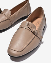 Giày Lười Zucia Đế 2cm Quai Thắt Nơ-GHLO7Xám Color1