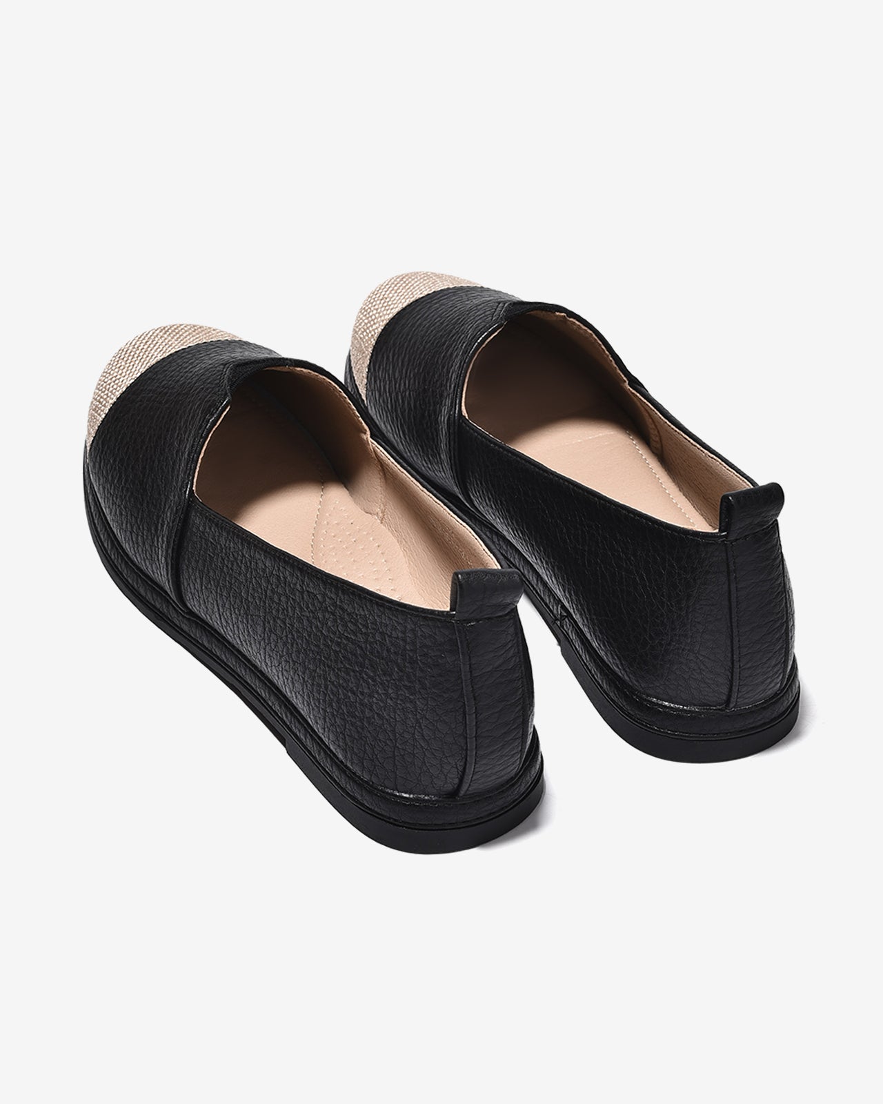 Giày Lười Zucia Trơn Phối Màu-GHLO8Đen Color1