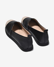 Giày Lười Zucia Trơn Phối Màu-GHLO8Đen Color1