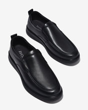 Giày Lười Zuciani Viền Mũi Tròn Êm Chân-GCF82Đen Color1
