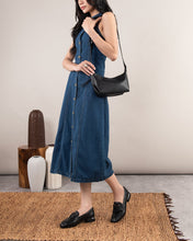 Giày Mọi Nữ Zuciani Thanh Lịch Phối Khóa-GMD05Đen Color1