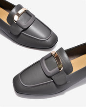 Giày Mọi Nữ Zuciani Thanh Lịch Phối Khóa-GMD05Xám Color1