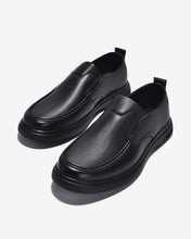 Giày Lười Nam Zuciani Da Cao Cấp Phối Vân-GRD59-Đen Color1