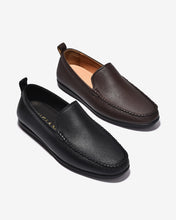 Giày Lười Zuciani Da Vân Mềm-GSD09Đen Color1
