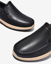 Giày Lười Nam Zuciani Phối Viền Nổi-GSD13Đen Color1