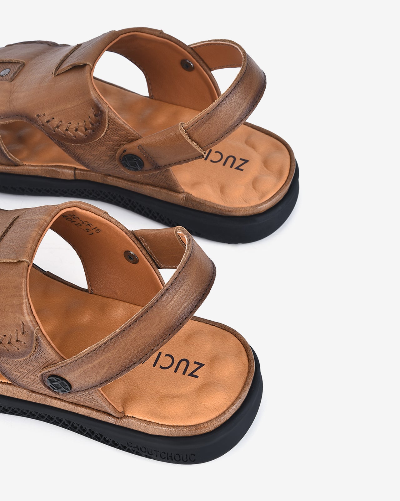 Sandals Rọ Đường Chỉ Nổi Thời Trang-SCF16Vàng Color1