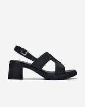 Giày Sandal Cao Gót Đông Hải Đế Trụ Quai Cách Điệu-S32E9Đen Color1First