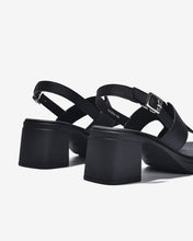 Giày Sandal Cao Gót Đông Hải Đế Trụ Quai Cách Điệu-S32E9Đen Color1