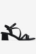 Giày Sandal Cao Gót Đông Hải Quai Đan Mảnh-S32F8-Đen Color1First