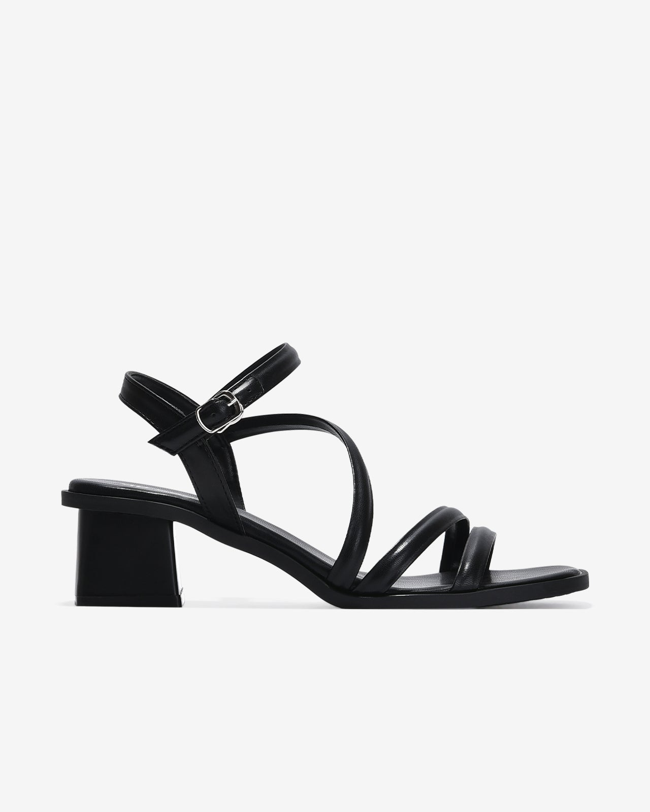 Giày Sandal Cao Gót Đông Hải Quai Đan Mảnh-S32F8-Đen Color1First
