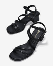 Giày Sandal Cao Gót Đông Hải Quai Đan Mảnh-S32F8-Đen Color1