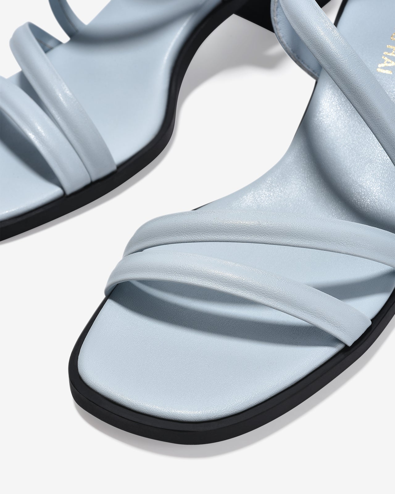 Giày Sandal Cao Gót Đông Hải Quai Đan Mảnh-S32F8-Xanh Color1