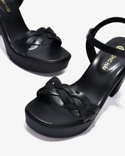 Sandal Cao Gót Đông Hải Đế 11CM Quai Đan-S32H1Đen Color1