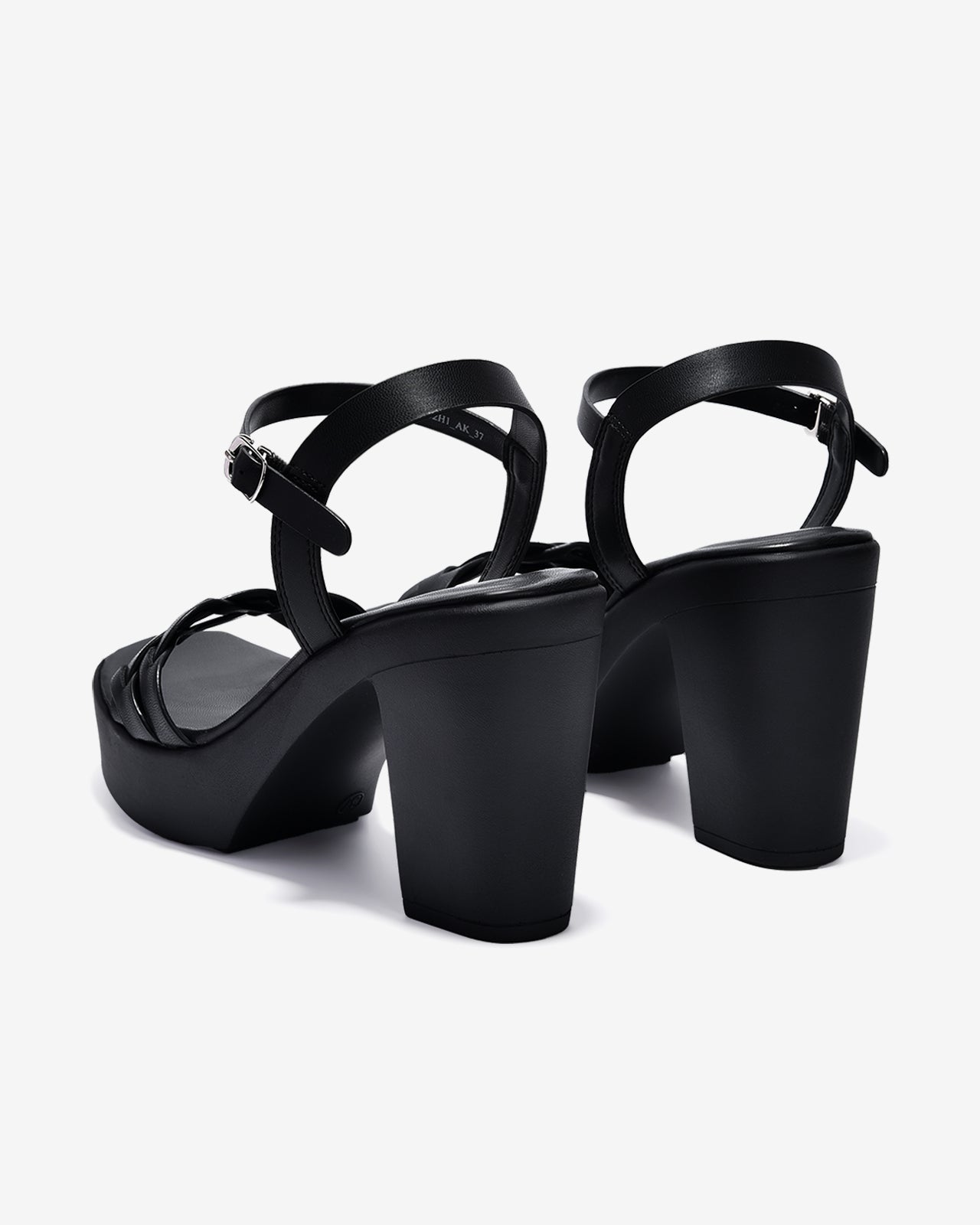 Sandal Cao Gót Đông Hải Đế 11CM Quai Đan-S32H1Đen Color1