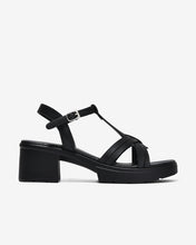 Sandal Cao Gót Đông Hải Quai T-Strap-S32H6Đen Color1First
