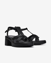 Sandal Cao Gót Đông Hải Quai T-Strap-S32H6Đen Color1